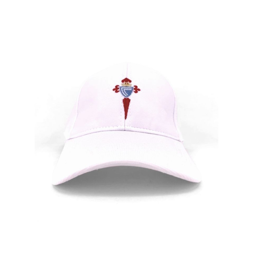 Gorra blanca con escudo RC Celta